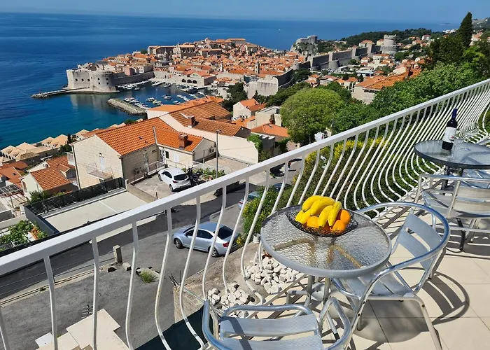 Panoramic Sea And Old Town View Dubrovnik