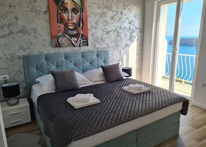 Panoramic Sea And Old Town View Dubrovnik