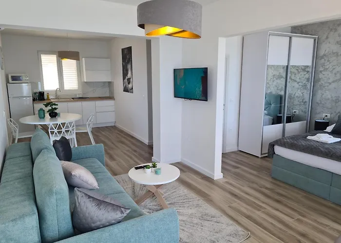 Panoramic Sea And Old Town View